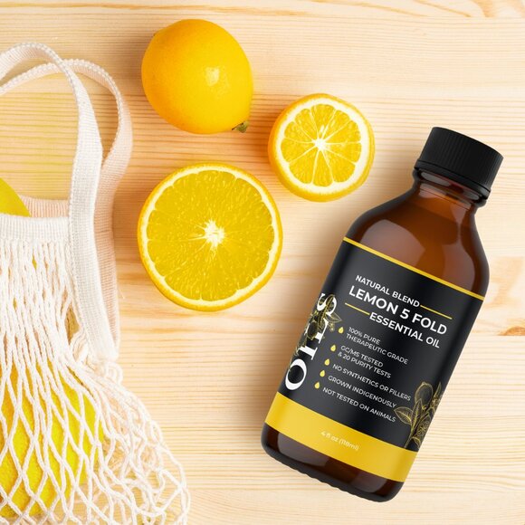 Lemon 5 Fold (Natural Blend) Essential Oil 4 oz - Picture 10 of 12